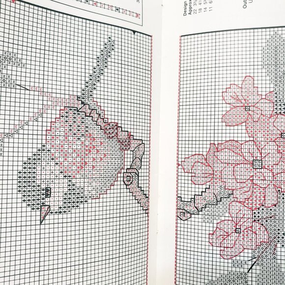 Nature's Harmony Birds Country Cross Stitch Pattern Leaflet 62 Flowers 1990 - Picture 6 of 6
